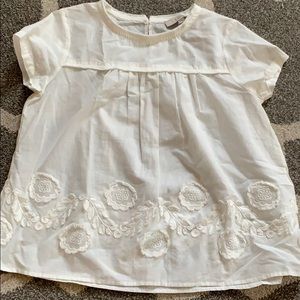 Loft embroidered top